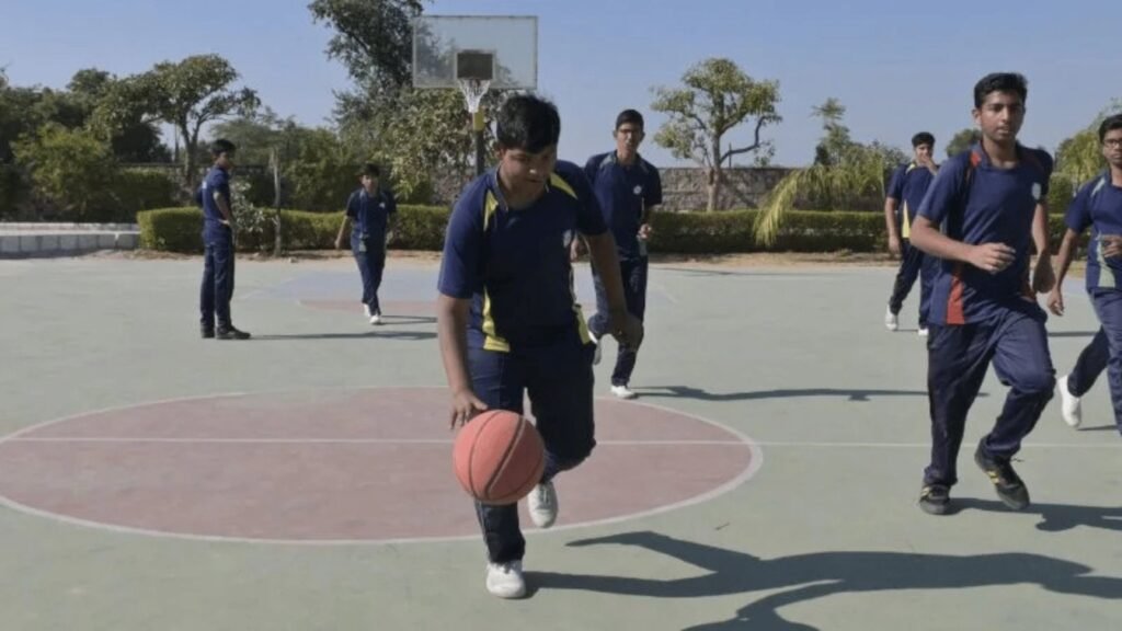 A closer look at the international school agra's sports facilities 1 By providing a basketball court, tisa