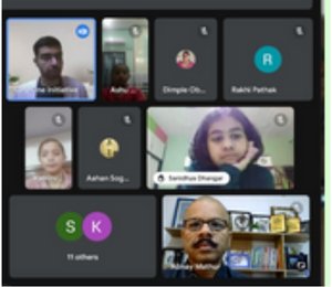 Online classroom discussion on environment with experts 1