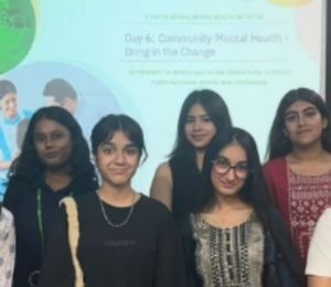 Tisa psychology students at fortis healthcare high school internship program