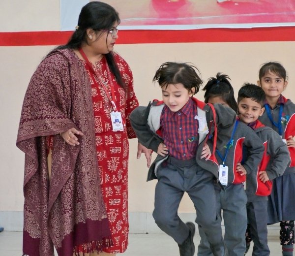 Tisa students playing and learning